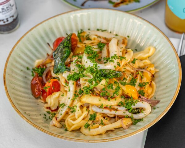 Calamari and Fennel Pasta